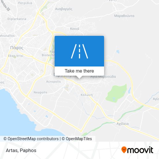 Artas map