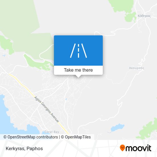 Kerkyras map