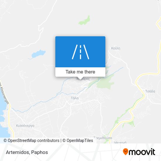 Artemidos map