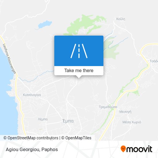 Agiou Georgiou map
