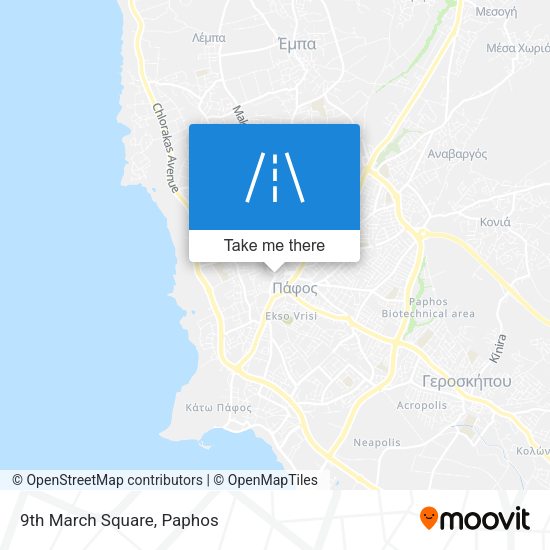 9th March Square map