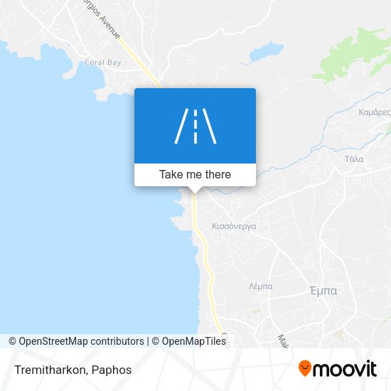 Tremitharkon map