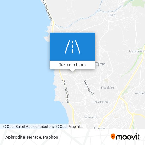 Aphrodite Terrace map