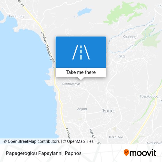 Papagerogiou Papayianni map
