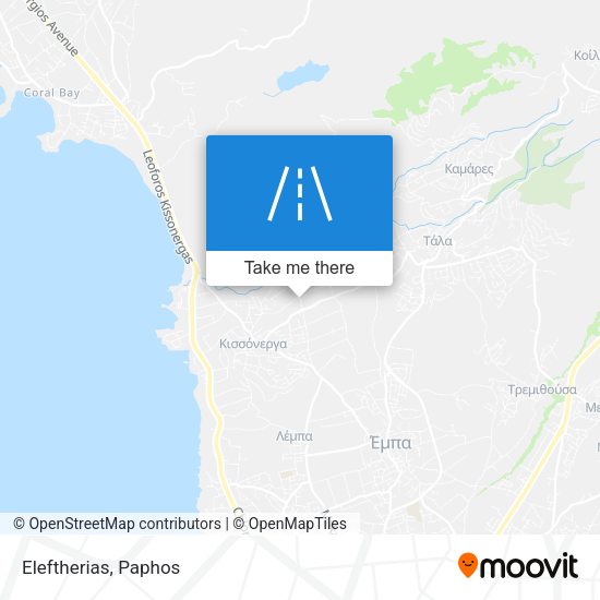 Eleftherias map