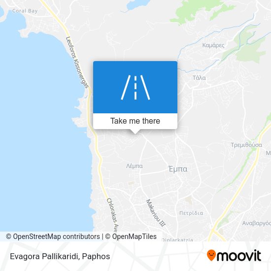 Evagora Pallikaridi map