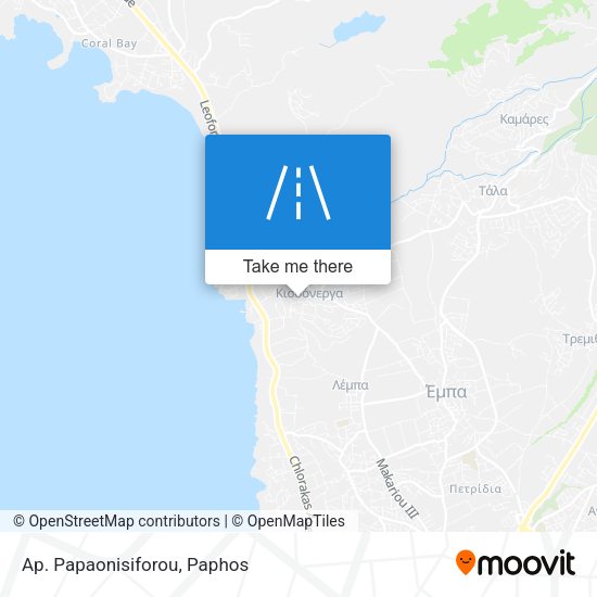 Ap. Papaonisiforou map