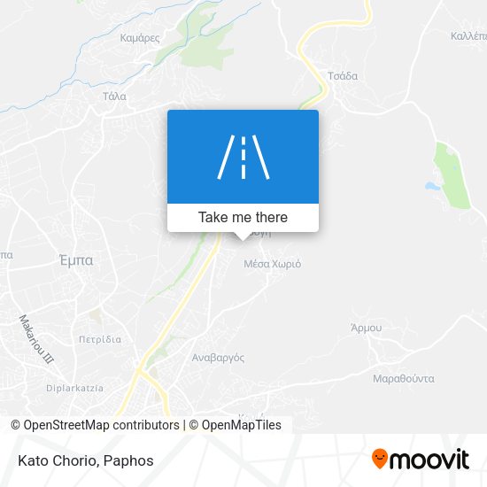 Kato Chorio map