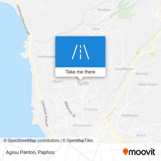 Agiou Panton map