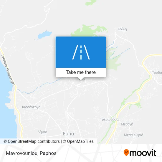 Mavrovouniou map