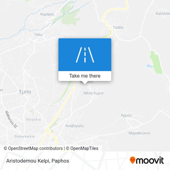 Aristodemou Kelpi map