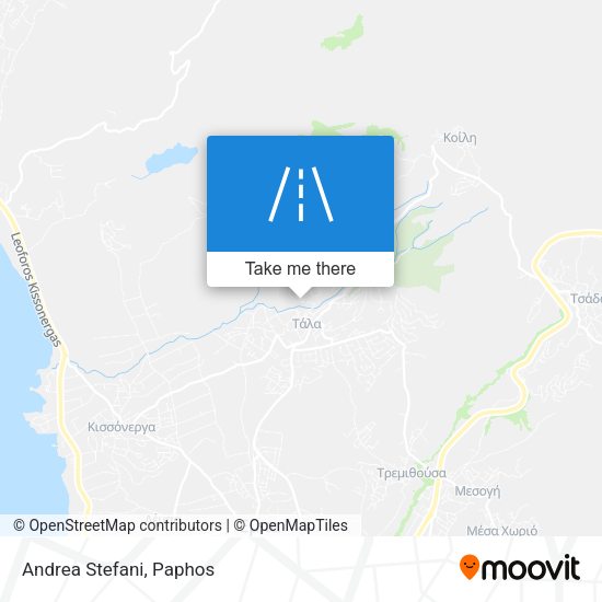 Andrea Stefani map