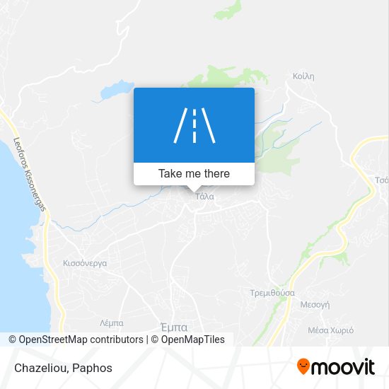 Chazeliou map