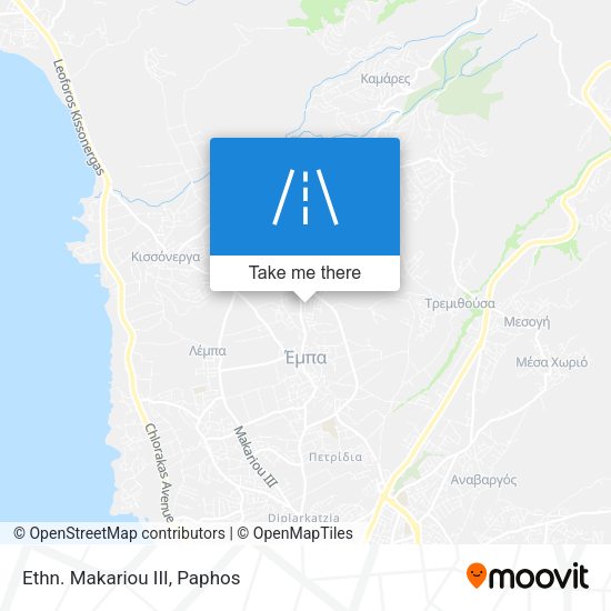 Ethn. Makariou III map