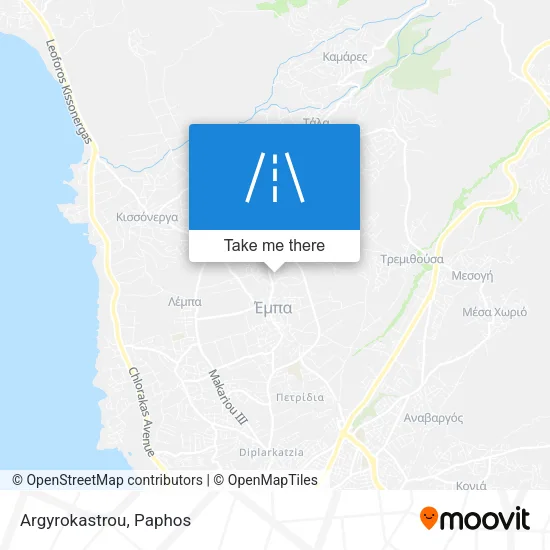Argyrokastrou map