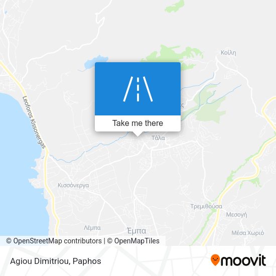 Agiou Dimitriou map