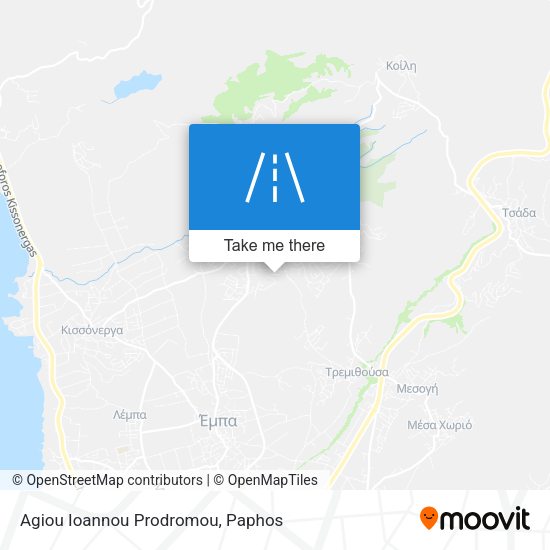 Agiou Ioannou Prodromou map