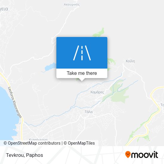 Tevkrou map