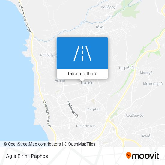 Agia Eirini map