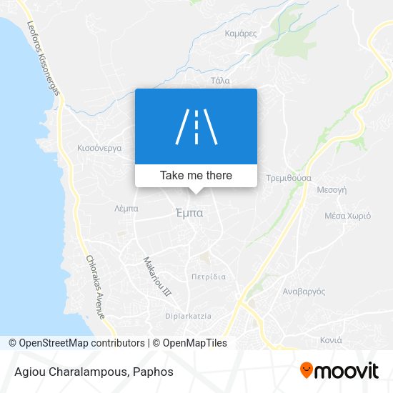 Agiou Charalampous map