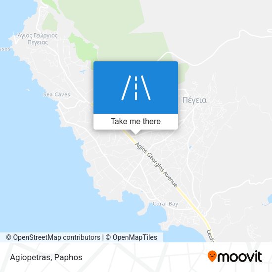 Agiopetras map