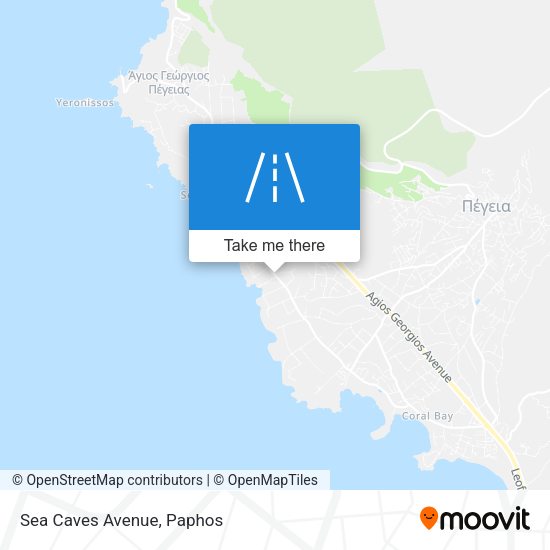 Sea Caves Avenue map
