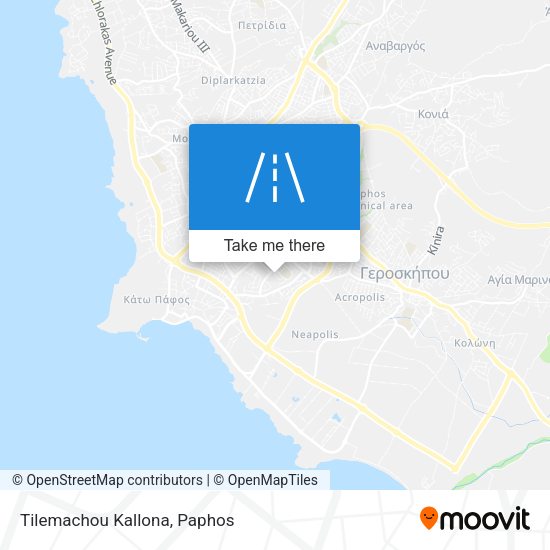 Tilemachou Kallona map