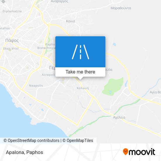 Apalona map