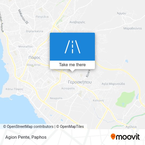 Agion Pente map