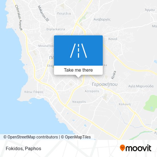 Fokidos map