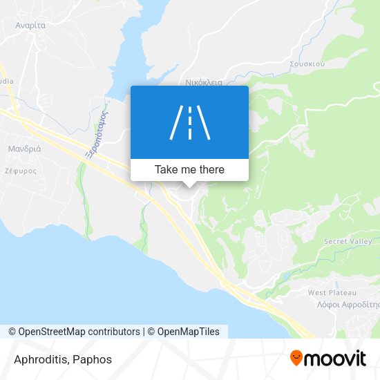 Aphroditis map