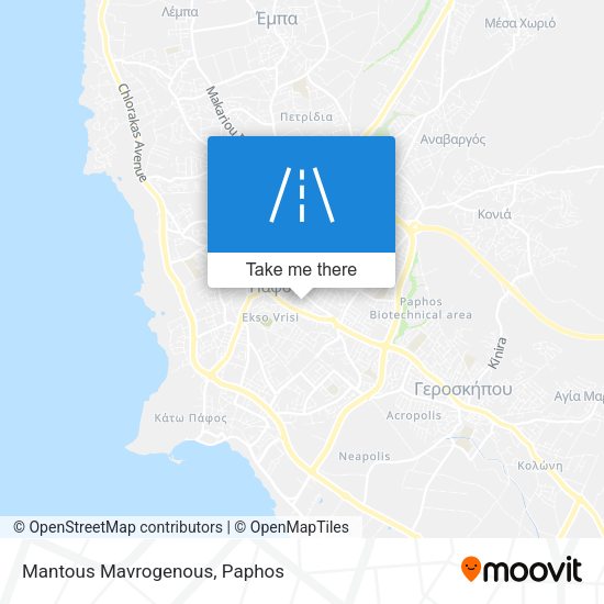 Mantous Mavrogenous map