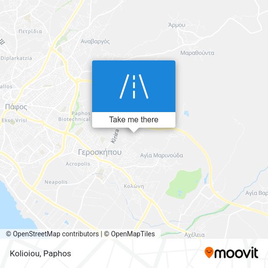 Kolioiou map