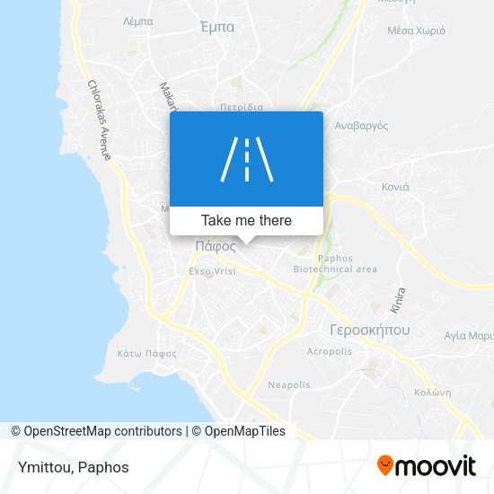 Ymittou map