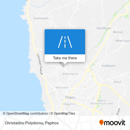 Christadou Polydorou map