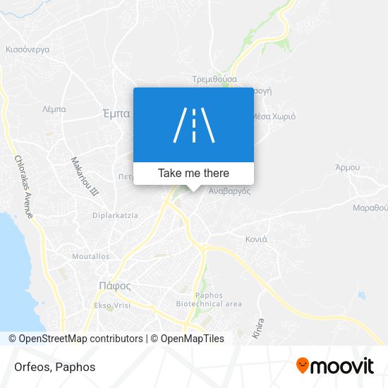 Orfeos map