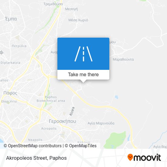 Akropoleos Street map
