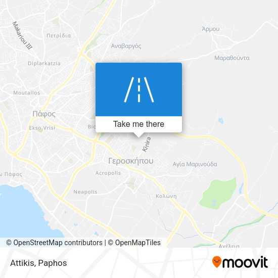 Attikis map