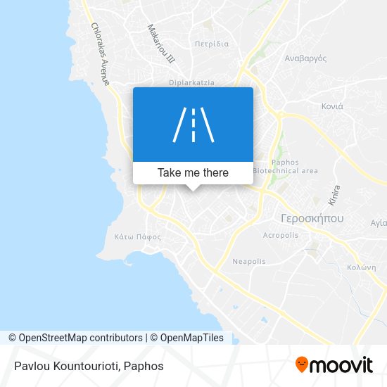 Pavlou Kountourioti map