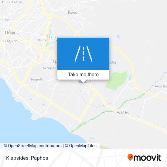 Klapsides map