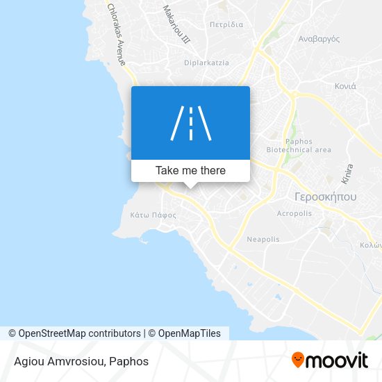 Agiou Amvrosiou map