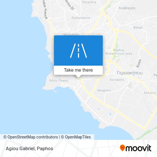 Agiou Gabriel map
