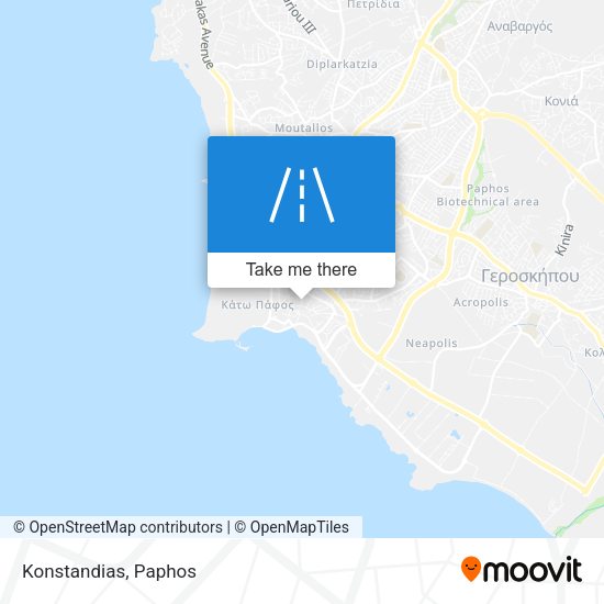 Konstandias map