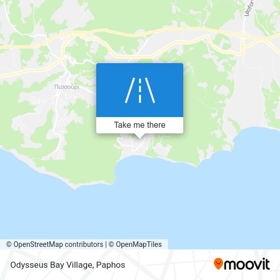 Odysseus Bay Village map