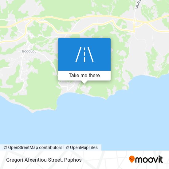 Gregori Afxentiou Street map
