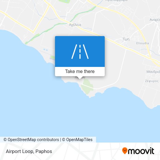 Airport Loop map