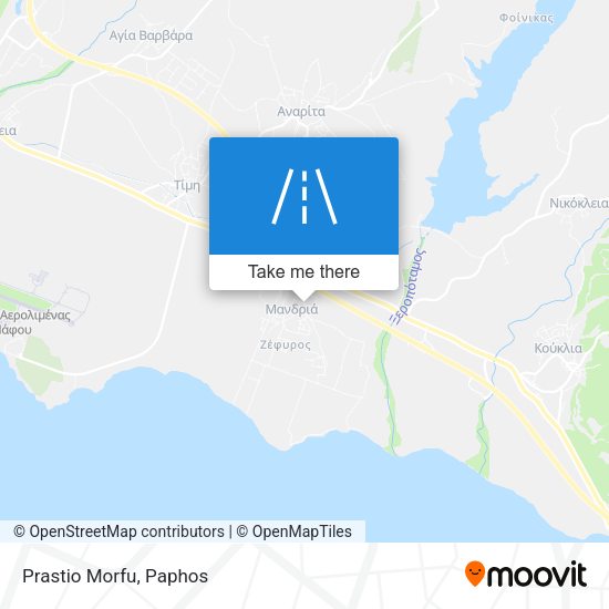 Prastio Morfu map