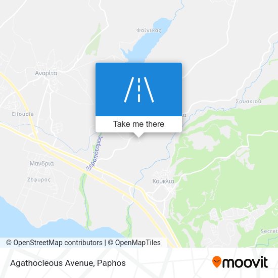 Agathocleous Avenue map