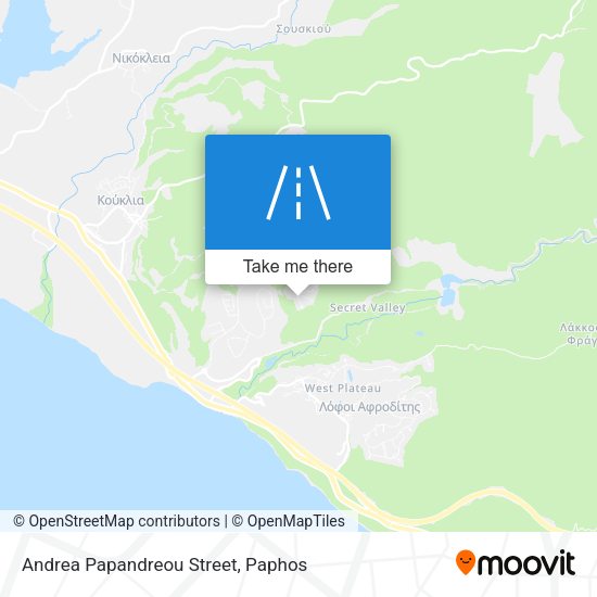 Andrea Papandreou Street map