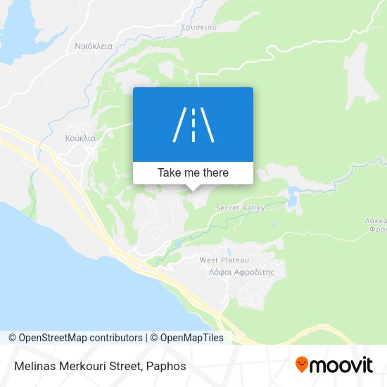 Melinas Merkouri Street map